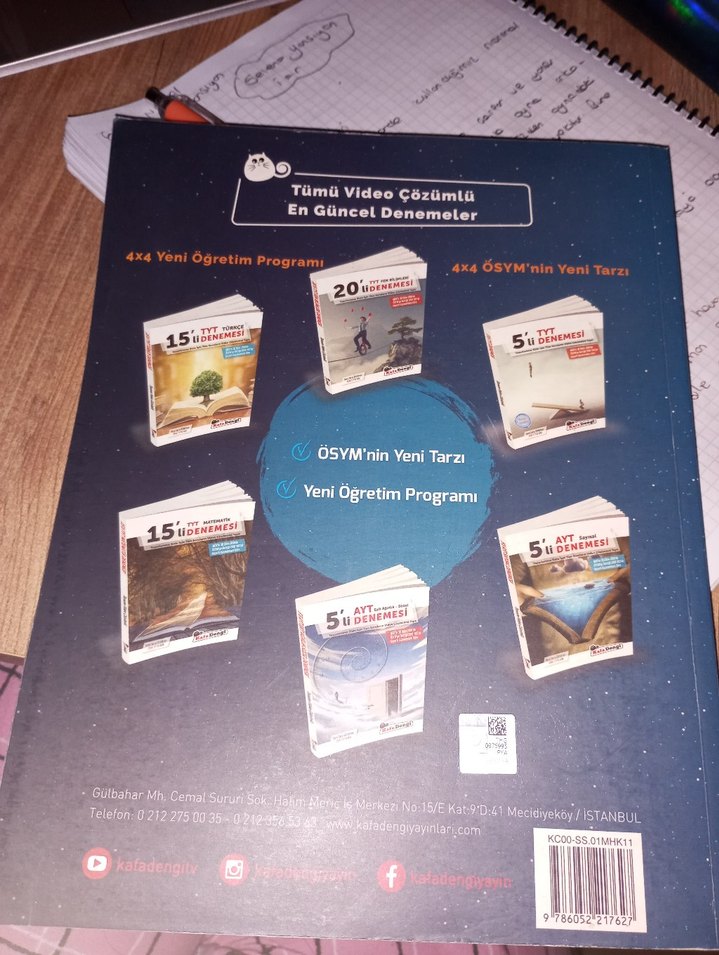 KafaDengi AYT Üç Aşamalı Matematik Soru Bankası - Görsel 2