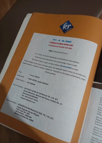 Coğrafyanın Kodları TYT Coğrafya Kamp Kitabı - Görsel 6