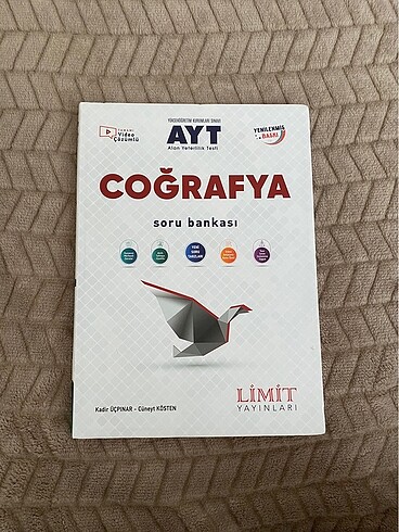 Ayt coğrafya test kitabı soru bankası limit yayınları