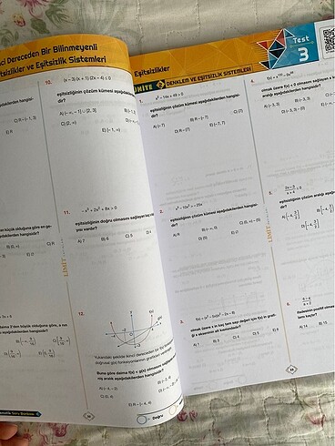 Beden Ayt matematik soru bankası limit yayınları
