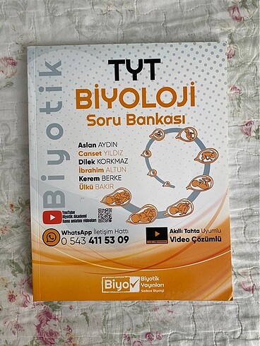 TYT biyoloji soru bankası