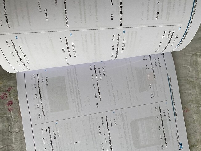  Beden Ayt matematik soru bankası açı yayınları