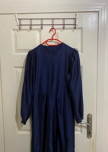 Trendyolmilla Lacivert Uzun Kollu Kadın Elbise - Görsel 2