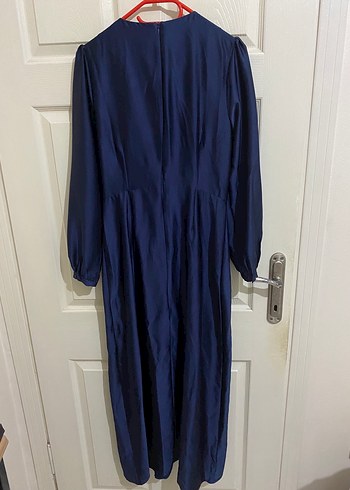 Trendyolmilla Lacivert Uzun Kollu Kadın Elbise - Görsel 6