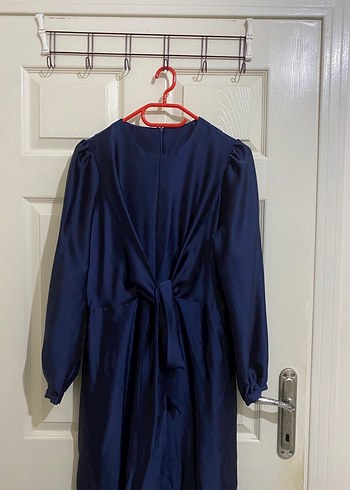 Trendyolmilla Lacivert Uzun Kollu Kadın Elbise - Görsel 3