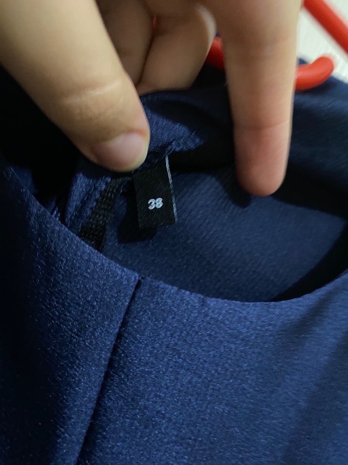 Trendyolmilla Lacivert Uzun Kollu Kadın Elbise - Görsel 4