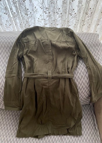 Kemerli Kadın Midi Ceket - Görsel 3