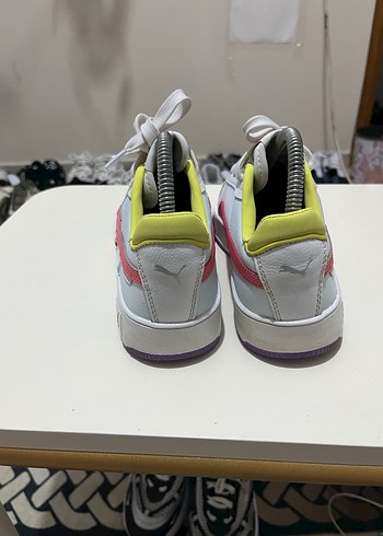 38,5 Beden pembe Renk Pembe Platform Topuklu Kadın Spor Ayakkabı Puma orijinal 38.5
