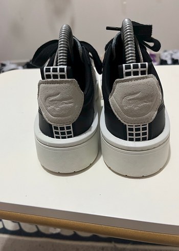 Lacoste Siyah Bağcıklı Lacoste orijinal 38