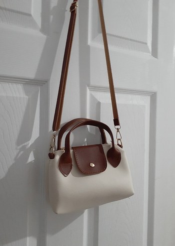 Bej Deri Kadın Çanta - Görsel 2