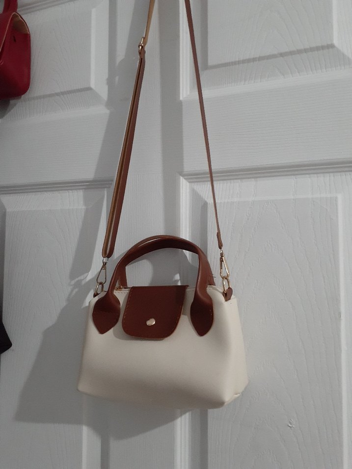 Bej Deri Kadın Çanta - Görsel 3