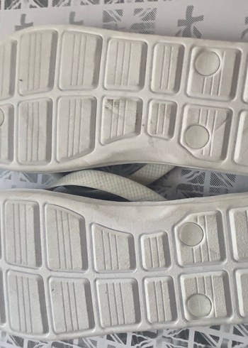 Gri Beyaz Erkek Spor Terlik Velcro