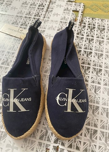 Bej Erkek Espadril Velcro Detaylı Nakışlı - Görsel 3