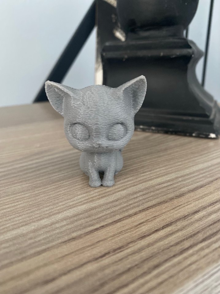 Gri Kedi Figürü Dekorafi Aksesuar | Minimalist Masaüstü  Raf süs - Görsel 3