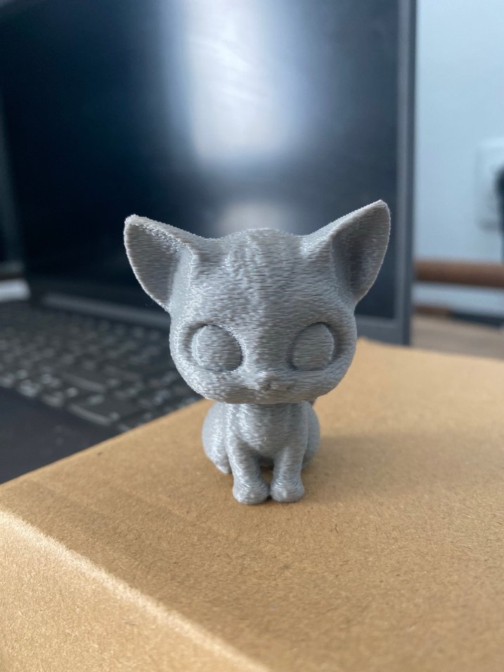 Gri Kedi Figürü Dekorafi Aksesuar | Minimalist Masaüstü  Raf süs - Görsel 4