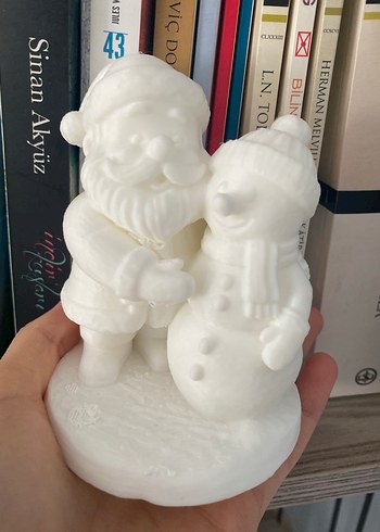 Beyaz Noel Baba ve Kardan Adam Biblosu - Görsel 4