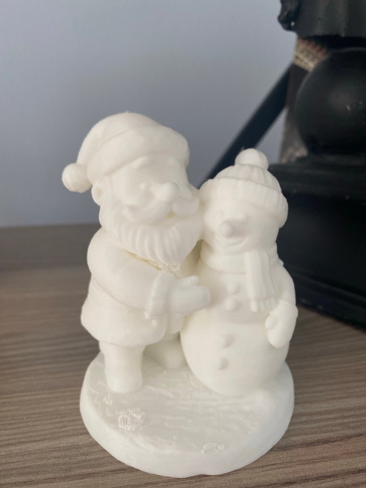 Beyaz Noel Baba ve Kardan Adam Biblosu - Görsel 3