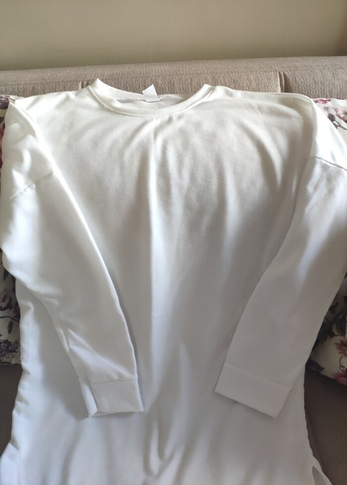 Uzun kollu penye t-shirt  - Görsel 2