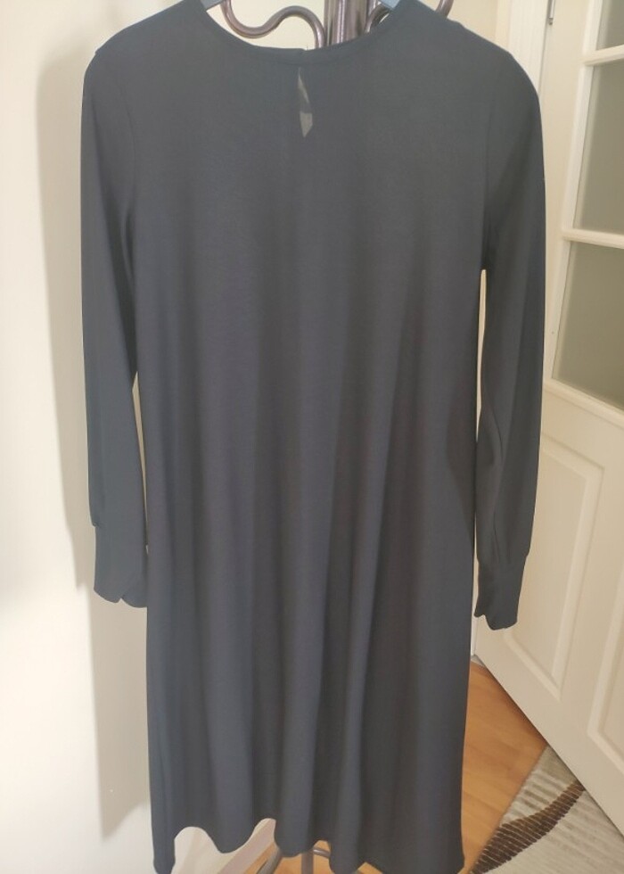 Sade ve siyah elbise/tunik  - Görsel 4