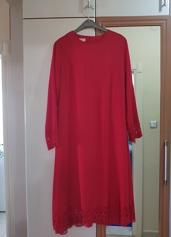 Lazer kesimli uzun kollu tunik  - Görsel 3