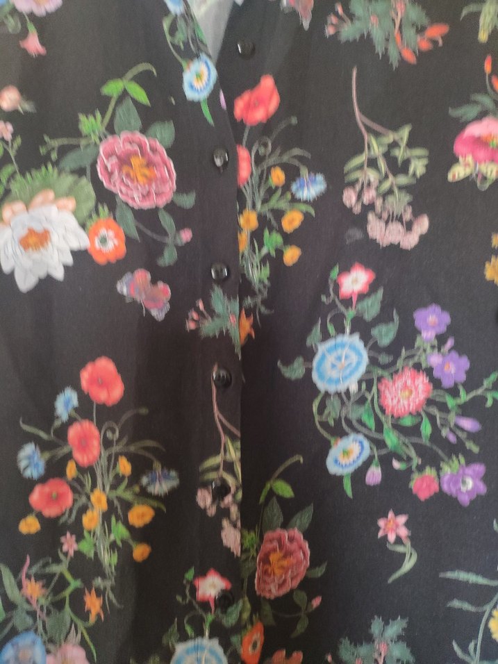 Çiçek Desenli Uzun Bohem Elbise - Görsel 2