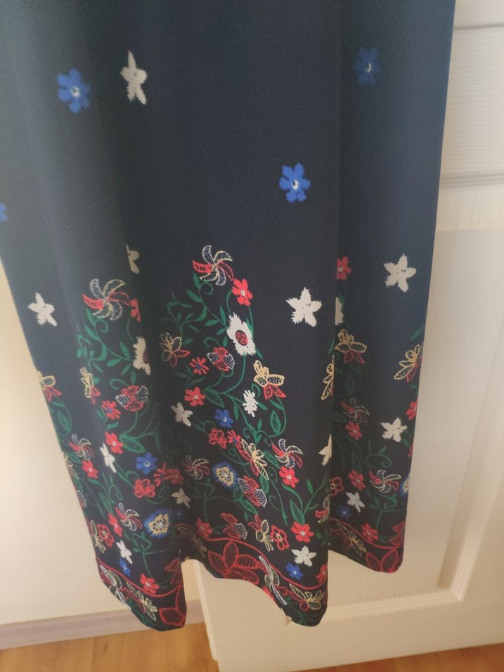 Diger Nakışlı Bohem Uzun Elbise - Görsel 3