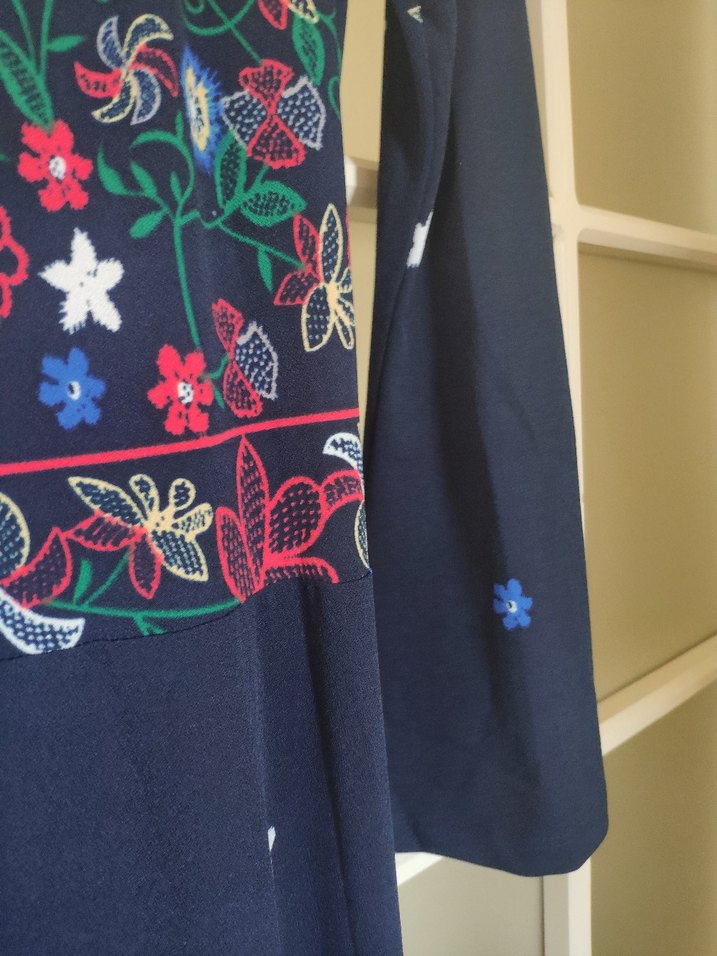 Diger Nakışlı Bohem Uzun Elbise - Görsel 4