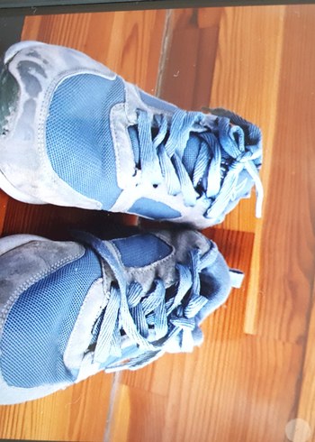 Mavi Bağcıklı Denim Spor Ayakkabı - Görsel 3