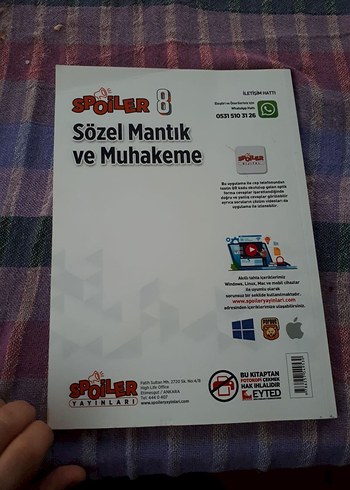 Spoiler 8. Sınıf Sözel Mantık ve Muhakeme Kitabı - Görsel 4