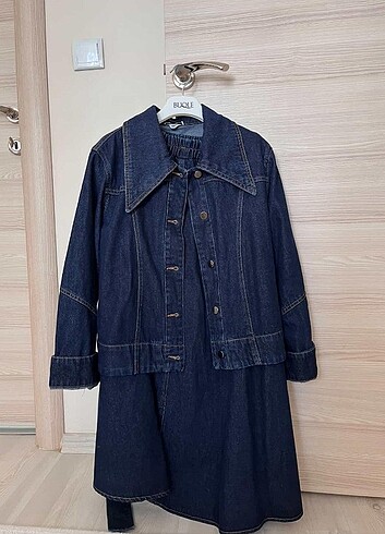 Kot takım denim takım etekli kot takım 