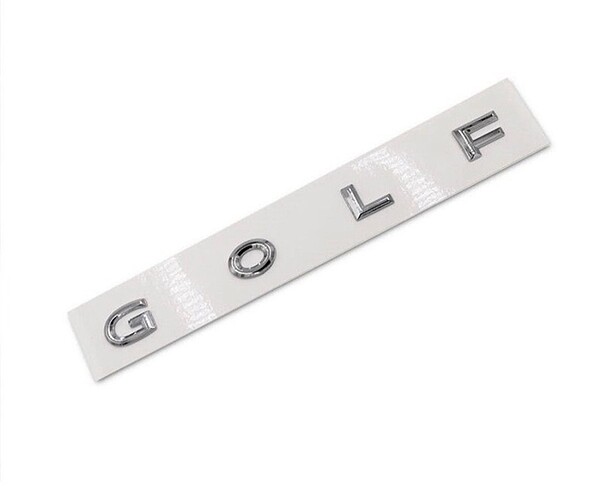 Golf bagaj yazısı krom