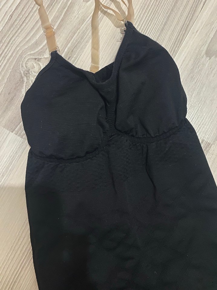 Siyah Askılı korse Tulum likralı kusuru yok - Görsel 4