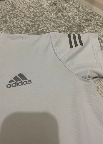 Adidas Beyaz Kısa Kollu Erkek Tişört - Görsel 3