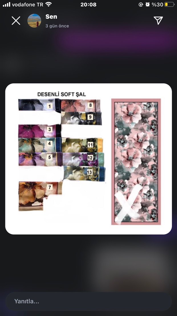 Bohem Tarzı Çok Renkli Kadın Saten Şal - Görsel 2