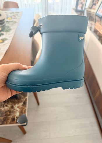 Gri Erkek Çocuk Sokak Stili Lastik Bot - Görsel 2