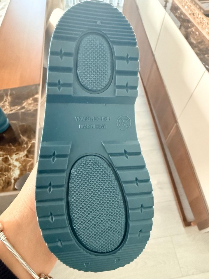 Gri Erkek Çocuk Sokak Stili Lastik Bot - Görsel 3