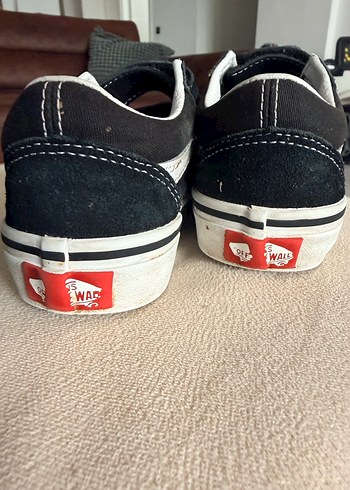 Siyah Erkek Çocuk Sneakers Velcro - Görsel 2