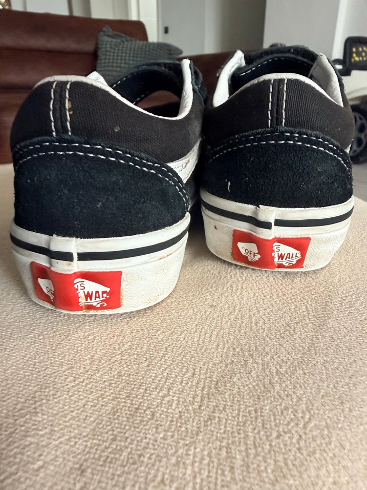 Siyah Erkek Çocuk Sneakers Velcro - Görsel 2