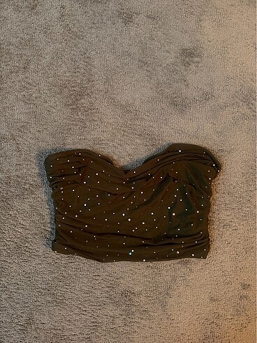 Haki Pullu Crop