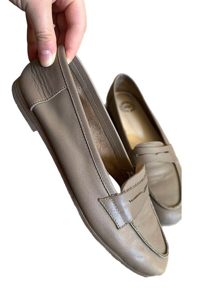 Yumuşak Deri 38 Numara Babet - Görsel 2