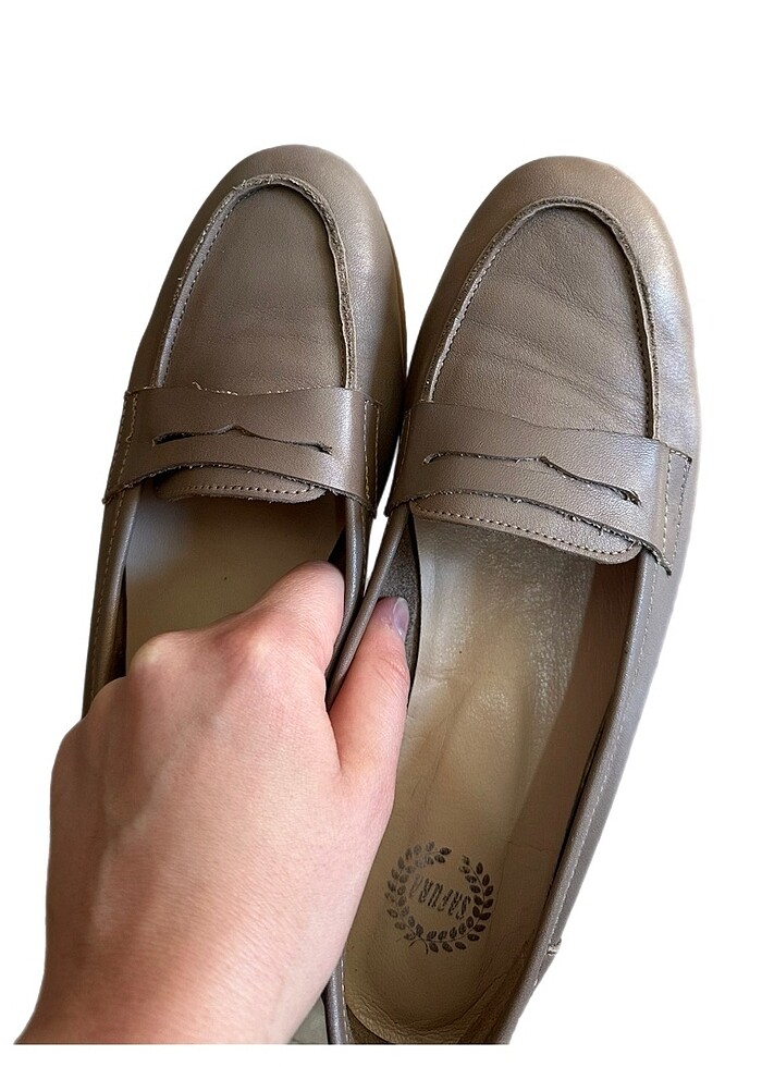 Yumuşak Deri 38 Numara Babet - Görsel 5