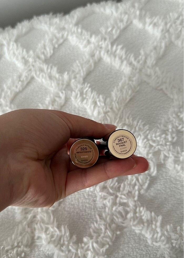 Lancôme LAbsolu Rouge Ruj Seti ve 367 Bouquet Final & 325 Impert - Görsel 4