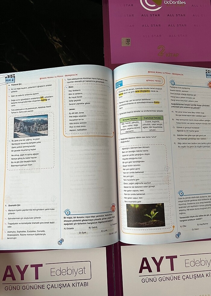 345 AYT Türkçe Konu Anlatımı ve Çalışma Kitap Seti - Görsel 2