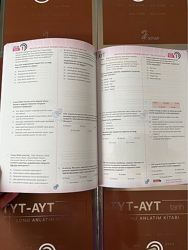  345 TYT-AYT Tarih Konu Anlatım Kitap Seti
