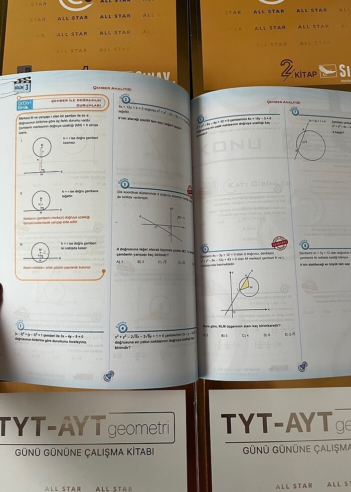 345 TYT-AYT Geometri Konu Anlatımı ve Çalışma Kitap Seti - Görsel 2
