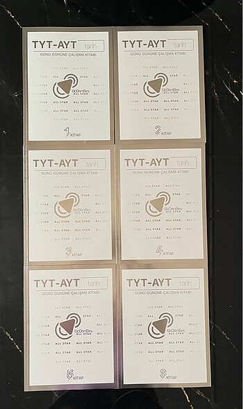 345 TYT-AYT Tarih Çalışma Kitap Seti