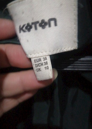 Yesil, Düğmeli kadın kaşe Kaban - Görsel 4