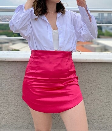 Pembe Saten Etek