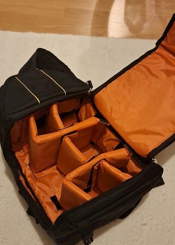 Nikon Siyah Sarı profosyonel Sırt Çantası - Görsel 3