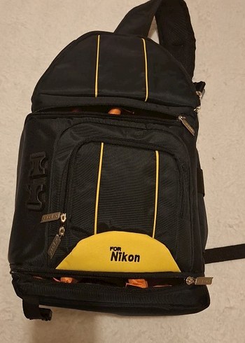 Nikon Siyah Sarı profosyonel Sırt Çantası - Görsel 2
